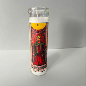 XII - Justice 8" Prayer Jar Candle