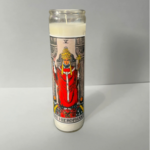 V - The Hierophant 8" Jar Candle