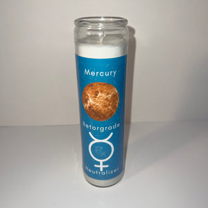 Mercury Retrograde 8" Jar Candle
