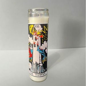 XVI - The Tower 8" Jar Candle