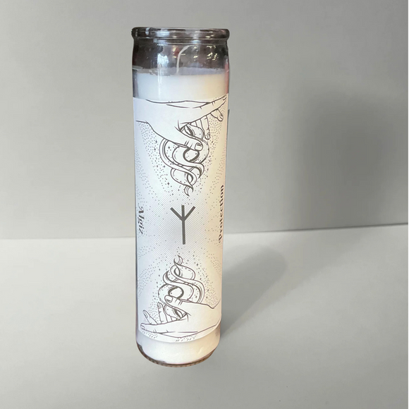 Algiz-Runes Protection 8” Jar Candle
