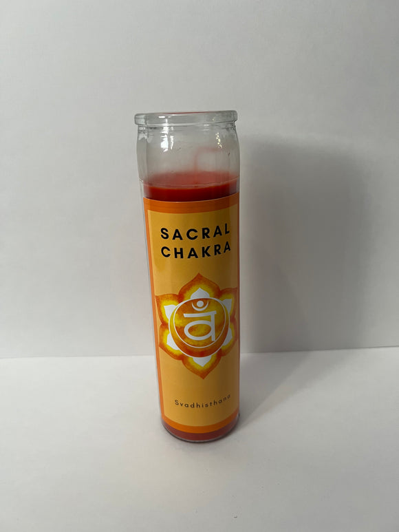 Sacral Chakra 8” Jar Candle