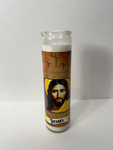 Jesus 8” Jar Candle