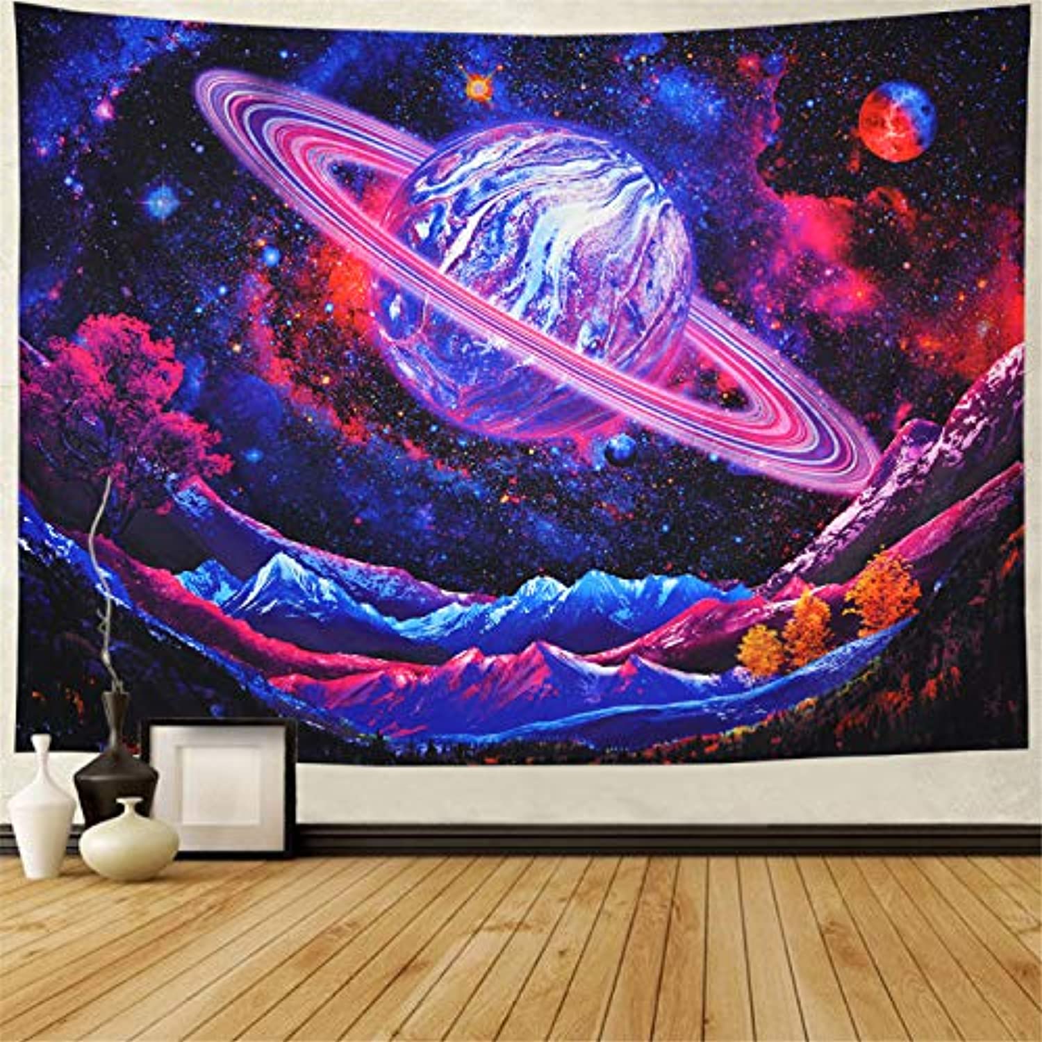 Psychedelic mountain tapestry sales