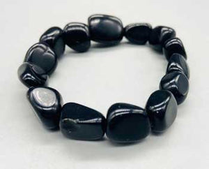 Black Obsidian Nugget Bracelet
