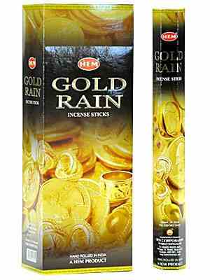 HEM- Gold Rain 20 Sticks (1pk)