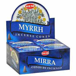 HEM- Myrrh Cones (1pk)