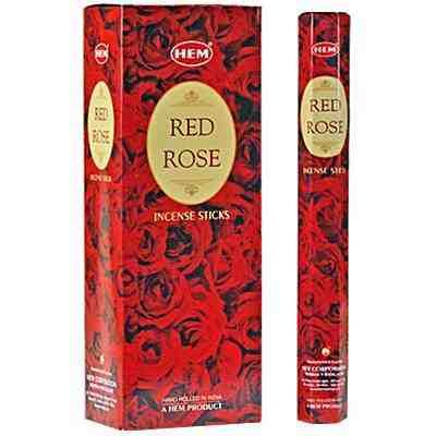 HEM- Red Rose 20 Sticks (1pk)
