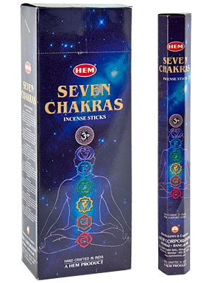 HEM- Seven Chakra 20 Sticks (1pk)